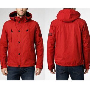 BURBERRY SPORT Full Zip Hooded Windbreaker Jacket